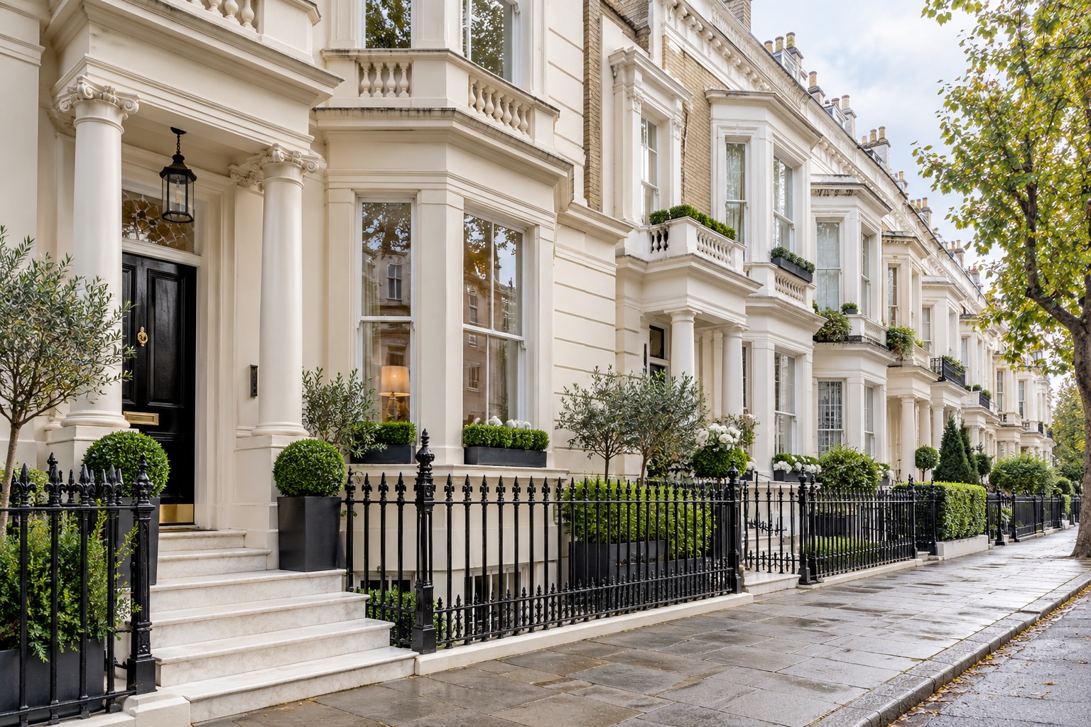 Kensington tarzı Victoria dönemi konut — temsili görsel; Camden örneği değildir